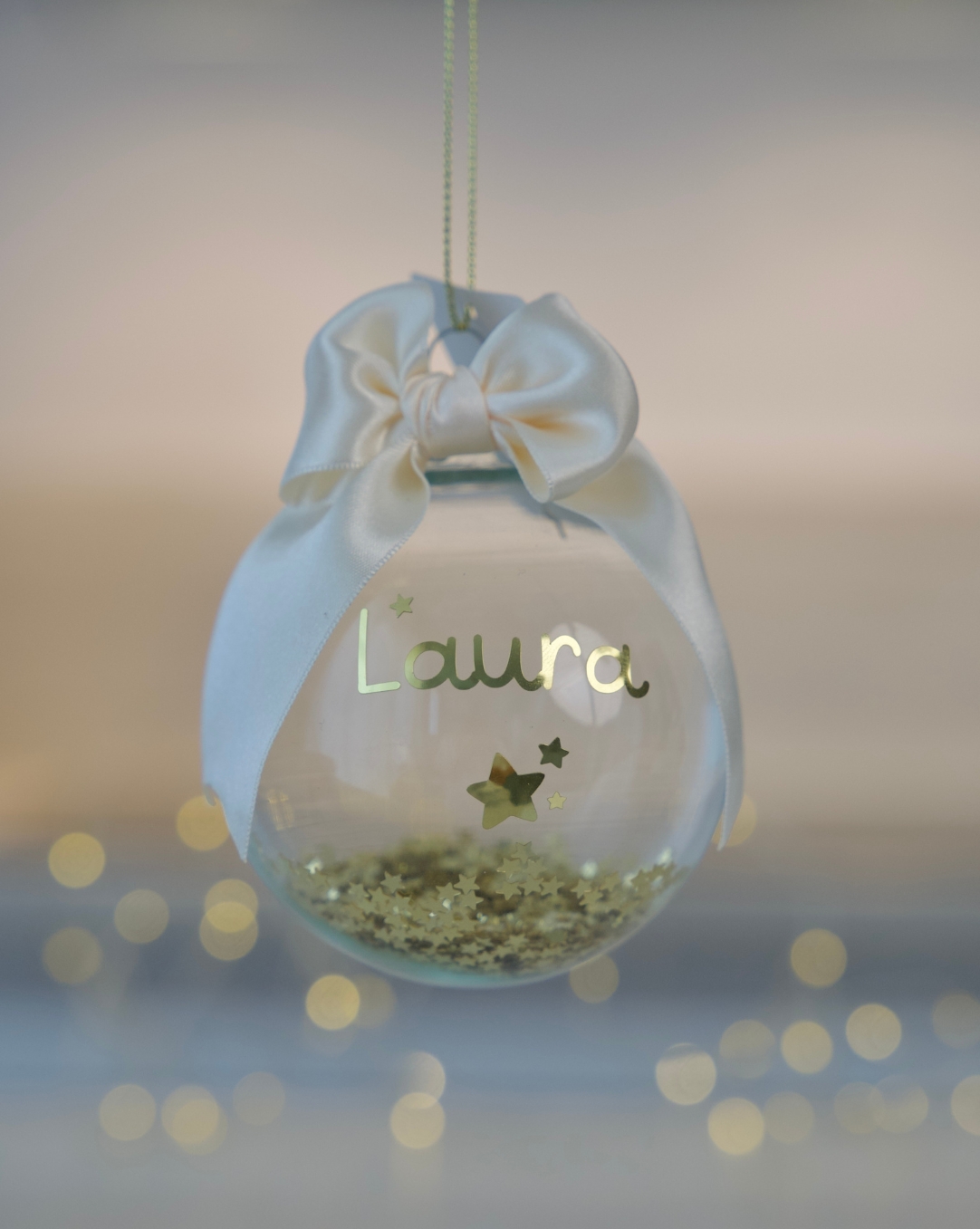 Boule de Noël en verre personnalisable (8cm) – Image 4