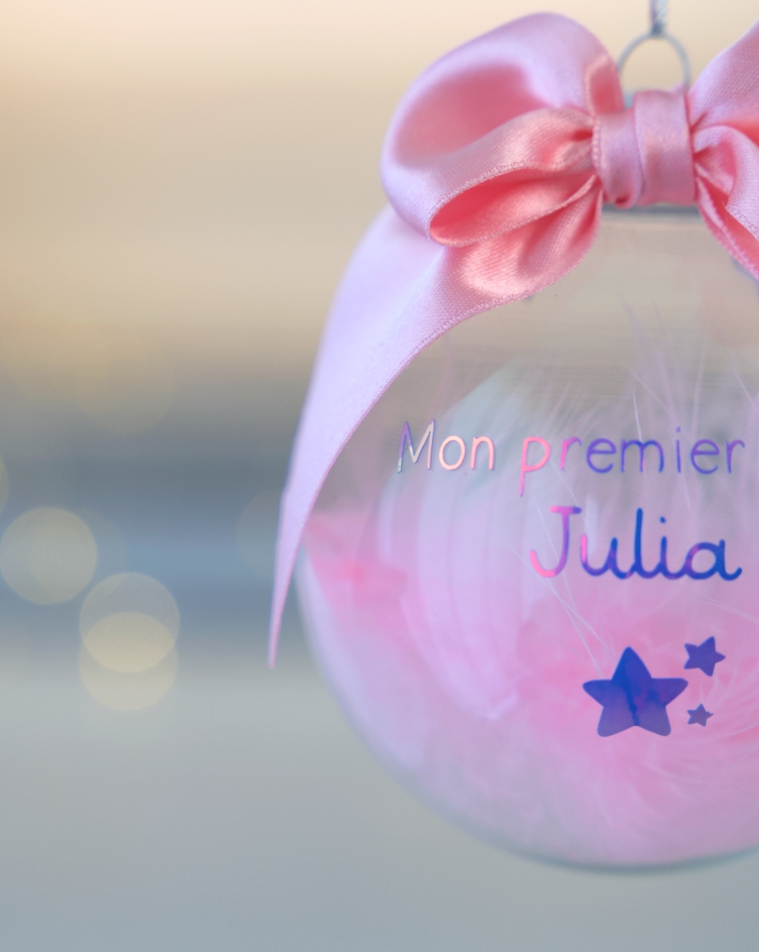 Boule de Noël en verre personnalisable (8cm) – Image 13