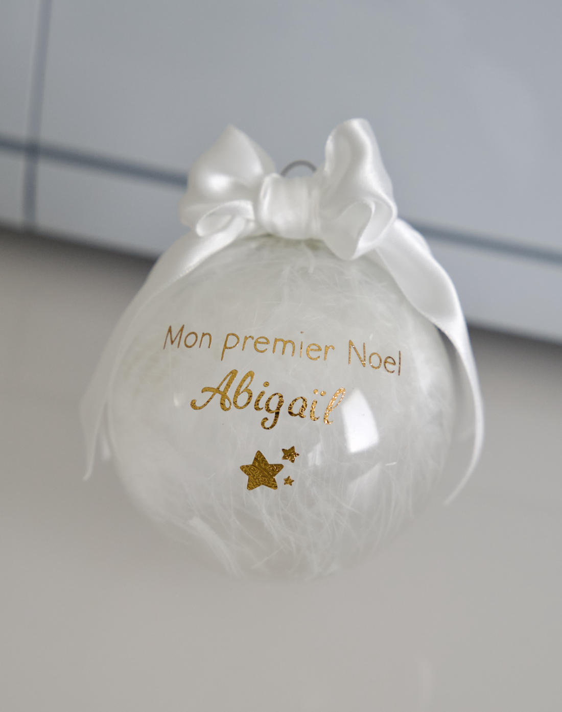 Boule de Noël en verre personnalisable (8cm) – Image 5