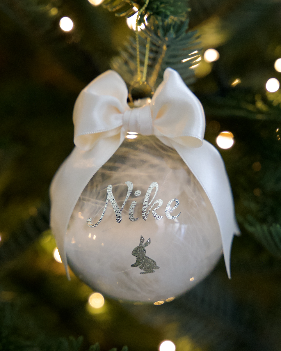 Boule de Noël en verre personnalisable (8cm) – Image 8