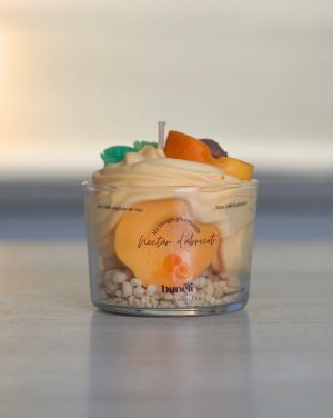 Bougie gourmande abricot